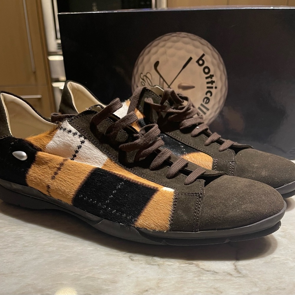 Rare & Custom Botticelli Golf Shoes w/ removable spikes Sz US 11 EU 44